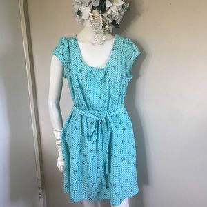 Target Xhilaration Sky Blue Anchor Dress W Pockets